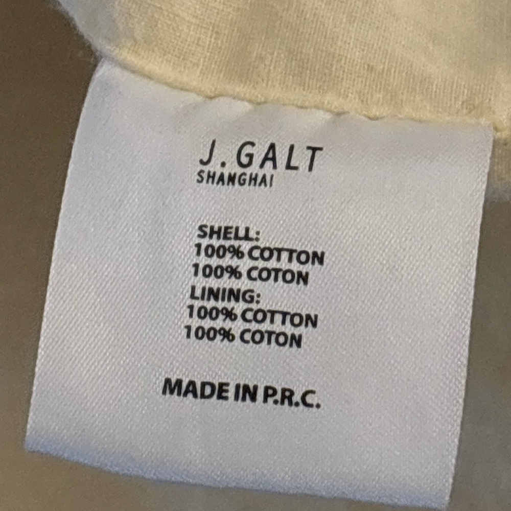 J Galt Yellow Zip-Up Hoodie - Picture 4 of 4